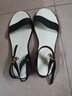牛浦圣 夏季女涼鞋沙灘鞋洞洞鞋女套腳露趾涼鞋坡跟果凍鞋女HY-03 黑 35 曬單實(shí)拍圖