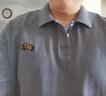 潮天士高端純棉短袖Polo衫男寬松夏季休閑男士保羅衫半袖體恤大碼上衣服 灰色 XL【145-160斤】 曬單實拍圖