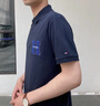 TOMMY HILFIGER【透氣舒適】夏男純棉珠地網(wǎng)眼絨面字母翻領(lǐng)短袖POLO衫34771 深藏青DW5 L （推薦：150-165斤） 曬單實(shí)拍圖