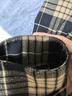 William fox&sons新復古回潮男裝復古色紡提花格紋面料狐貍刺繡寬松休閑長(cháng)袖襯衫男 藏藍格 L /50【復古色紡提花格紋面料】 曬單實(shí)拍圖