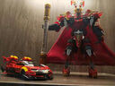 啟蒙（ENLIGHTEN）QQ飛車(chē)賽車(chē)積木拼裝可遙控跑車(chē)動(dòng)力組成人高難度兒童玩具節日禮物 QQ飛車(chē)-孫悟空（賽車(chē)+機甲） 曬單實(shí)拍圖