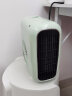海尔（Haier）取暖器暖风机家用台式电暖器小型冷暖电暖气节能热风扇办公室暖风扇浴室热风机卧室烤火炉 牛油果绿 HNF-2026A 实拍图