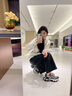 CHERY KALLY【幽境朦朧】輕奢黑色單鞋女2025新款真皮增高小皮鞋女 CHERY&KALLY 黑色 36 曬單實(shí)拍圖