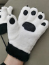 曇蓓漫手套女冬季毛絨可愛(ài)熊掌貓爪手套冬天學(xué)生掛脖保暖騎行加絨送女友 【可愛(ài)女款】熊掌/貓爪手套 均碼 【帶掛脖繩子】 曬單實(shí)拍圖