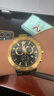 范思哲（VERSACE）瑞士手表男計時夜光石英表生日七夕禮物送男友VEPY00320-43MM黑金 曬單實拍圖