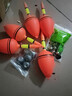 川品社 紅旗大肚漂鰱鳙釣組套裝夜釣電子魚漂遠(yuǎn)投海釣磯釣浮釣海竿浮漂 5個(gè)套裝【夜釣熒光版】 特大號(hào)（吃鉛90-100克） 曬單實(shí)拍圖