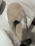 卡帝樂(lè )鱷魚(yú)棉拖鞋女士冬季保暖拖鞋毛毛室內外穿棉拖鞋子女1527M 卡其 36-37 曬單實(shí)拍圖