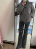 繪詩(shī)慧短款棉服女2025新款棉襖學(xué)生棉衣冬裝夾棉外套面包服韓版小個(gè)子 灰色愛(ài)心抽繩防風(fēng)面包服 L 【建議110-120斤】 曬單實(shí)拍圖