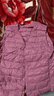 羅蒙【90%白鴨絨】輕薄羽絨服馬甲內膽女式短款無(wú)領(lǐng)內搭羽絨坎肩外套 曬單實(shí)拍圖