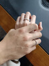 銀典工坊  9999足銀竹節戒指開(kāi)口素圈活口指環(huán)可調節男女對戒 9999足銀竹節戒指/磨砂款 曬單實(shí)拍圖