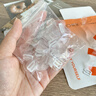 埃茉透明隱形內(nèi)衣肩帶防滑無痕文胸帶外漏美肩不勒可替換胸罩帶子 1cm透明款*3對 曬單實拍圖