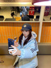 圣保美黑色棉服女2025新款冬季女裝羽絨棉衣短外套學(xué)院風(fēng)面包服冬天棉襖 黑色 M 碼 曬單實(shí)拍圖