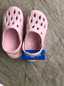 回力洞洞鞋女鞋夏季透氣厚底踩屎感包頭泡泡鞋兩穿涼拖鞋沙灘海邊鞋子 粉色 37-38 曬單實(shí)拍圖