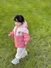 幼歌（YOUGE）嬰幼兒幼歌可愛童趣機(jī)器人撞色外套防風(fēng)保暖連帽棉上衣 小粉機(jī)器人 90 cm 曬單實拍圖