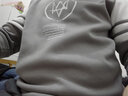 TEEK秋冬季長(cháng)袖t恤男裝上衣服 春秋款青年男士秋衣打底衫圓領(lǐng)休閑體恤 【加絨】JE178白色 L 曬單實(shí)拍圖