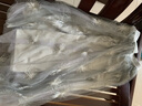 陸際（LUJI）裙子 網(wǎng)紗刺繡半身裙2021夏季新款仙女裙香港潮牌百搭彈力腰圍紗網(wǎng)裙韓版顯瘦時(shí)尚長裙 灰色 均碼 曬單實(shí)拍圖