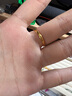周生生 足金愛(ài)情密語(yǔ)皇冠黃金戒指開(kāi)口戒金飾品90227R計(jì)價(jià) 3.03克(含工費(fèi)100元) 曬單實(shí)拍圖