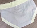 莫代爾品牌女士?jì)妊?00支高彈無(wú)痕抗菌全純棉檔透氣中腰學(xué)生少女生底褲 A淺紫+豆紅+灰綠 M 建議80-100 曬單實(shí)拍圖