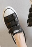 回力小白鞋經(jīng)典款男女情侶鞋牛筋底防滑學(xué)生板鞋街頭流行百搭魔術(shù)貼帆布鞋 經(jīng)典款XY-55黑色 43/標準尺碼 曬單實(shí)拍圖
