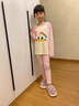 恭貓兒童棉拖鞋秋冬季男童女童室內(nèi)家居家用寶寶防滑可愛(ài)熊兔毛毛拖鞋 紫色 32-33 內(nèi)長(zhǎng)20cm適合運(yùn)動(dòng)鞋31-32 曬單實(shí)拍圖