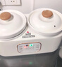 miflame雙膽電燉鍋低糖飯電飯煲陶瓷電飯鍋1-2人電煮鍋煲湯鍋煮粥鍋嬰兒輔食鍋隔水燉盅煮粥神器電砂鍋 雙膽獨立控溫 1.8L 曬單實(shí)拍圖