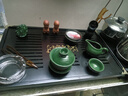 兿凡臻品紫砂功夫茶具套裝全自動(dòng)實(shí)木茶盤一體式家用陶瓷茶壺蓋碗茶杯整套 八馬茶盤+浮雕冰裂茶具套裝 1件 曬單實(shí)拍圖