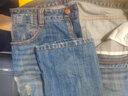 BILLION高端牛仔褲男寬松直筒中腰純棉無(wú)彈夏秋季美式高街新復古回潮031 懷舊深藍（合體） 厚款 35 (2.72尺) 曬單實(shí)拍圖