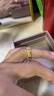 六福珠寶 足金車(chē)花蛇肚戒黃金戒指女戒活口戒 計價(jià) 約3.69克 曬單實(shí)拍圖