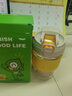 果茲（GUOZI）GZ-J013雙飲口玻璃咖啡杯350ml（單位：個(gè)）檸檬黃 曬單實(shí)拍圖