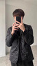 ANDSEEYOU品牌男士羽絨服英倫風(fēng) 冬季新款外套休閑衣服潮流國(guó)潮保暖男裝正 黑色 XL 曬單實(shí)拍圖