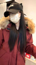 與欣羽棉襖絨服女棉服女工裝棉衣2024年新款今年流行的冬裝加厚外套女 酒紅 均碼【可備注碼數】 曬單實(shí)拍圖