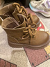 ZHR馬丁靴女戶(hù)外登山耐磨女靴美拉德風(fēng)輕便厚底靴子女 JT28 棕色 36 曬單實(shí)拍圖