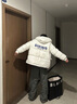 啄木鳥(niǎo)石墨烯蓄熱羽絨服男短款冬季外套加厚2025新款男士青少年防寒衣服 005白色 【石墨烯蓄熱/90白鴨絨】 XL (約135~155斤可穿) 曬單實(shí)拍圖