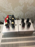 YYTCG 接線柱面板RCA蓮花母座面板 86型二位四位音頻墻插座面板 hifi香蕉柱蓮花座連接板 一塊銀色（四位面板） 曬單實(shí)拍圖