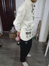 柏樂(lè)迪男孩秋冬款加絨衛(wèi)衣12-15歲初中學(xué)生加厚衣服16大童半高領(lǐng)打底衫 8822米色（單件衛(wèi)衣）加絨加厚 165 （L） 建議98-120斤左右 曬單實(shí)拍圖