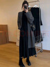 妃莉杋（FeiLiFan）連衣裙女裝2025新款春季穿搭法式氣質(zhì)顯瘦針織外套長裙子女套裝 針織開衫+連衣裙 L （108-120斤） 曬單實拍圖