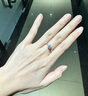 星執(zhí)18K金鉆戒莫桑石鉆戒指微鑲貴妃六爪訂結婚禮物鉑金送老婆 S925-1克拉D色莫桑鉆-GRA雙證 曬單實拍圖