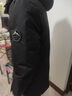 羅蒙（ROMON）羽絨服男士中長(zhǎng)款2025新款連帽保暖加厚冬裝白鴨絨大毛領(lǐng)休閑外套 黑色 XL 建議140-160斤 曬單實(shí)拍圖