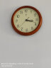 北极星（POLARIS）挂钟 欧式实木客厅时尚创意时钟简约现代田园挂表装饰挂墙15英寸石英钟表 9060简约 实拍图