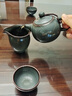 艾瑩嘉龍泉青瓷功夫茶具套裝手工蓋碗茶杯茶壺整套鐵胎冰裂陶瓷泡茶家用 鐵胎粉青西施壺十件套 曬單實(shí)拍圖