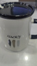 拜杰馬克杯陶瓷咖啡杯禮物水杯牛奶杯早餐杯辦公杯帶勺帶蓋杯子420ml 曬單實(shí)拍圖