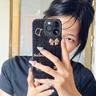 品盟（PISMEXOK）【自帶鏡頭膜】適用于蘋果iPhone16/15promax手機殼鏡頭全包時尚小香風(fēng)保護(hù)殼硅膠軟邊秋冬女后殼 爵士黑【單殼】  iPhone 16 Pro Max 曬單實拍圖