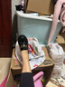 他她（TATA）厚底老花JK硬糖樂福鞋女一腳蹬英倫皮鞋2024新款JAA01CA3 黑色 36 曬單實(shí)拍圖