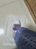 百丽母亲节礼物透气网面小白鞋女新款厚底休闲运动板鞋B1175BM3 紫色 35 实拍图