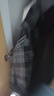 取歐（QUOU）冬裝青年羊羔毛棉服男小香風(fēng)格子冬季外套潮牌潮流羊羔絨加厚棉衣 黑色 3XL 165至185斤可穿 曬單實(shí)拍圖