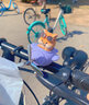 十久可愛小豬風(fēng)車電動(dòng)摩托車桌面擺件裝飾配件公仔兒童生日七夕禮物 褲狗【綁帶款】 曬單實(shí)拍圖