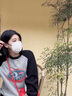 Jret美式華夫格插肩袖圓領(lǐng)衛(wèi)衣女新款秋季薄款寬松慵懶風(fēng)長袖T恤加絨 灰拼黑春秋薄款 M 曬單實拍圖