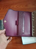 Filofax筆記本英國進(jìn)口鱷魚(yú)紋小牛皮封面活頁(yè)手帳拉鏈包記事本禮盒裝Osterley系列A6緊湊型手包紫色028606 曬單實(shí)拍圖