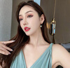 閃刻和田玉耳環(huán)女新款淺綠耳墜復古風(fēng)百搭高級感輕奢生日禮物玉石耳飾 青玉耳環(huán) 曬單實(shí)拍圖