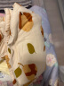 童泰宝宝套装秋冬季纯棉婴儿衣服男童女童夹棉上衣高腰护肚裤子 卡其 73cm 实拍图